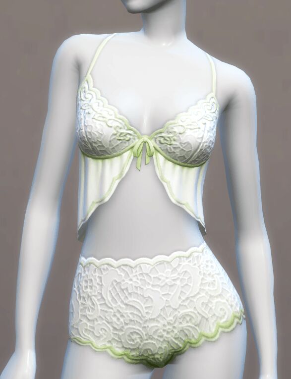 sims 4 cc wedding night lingerie by leandreah 2