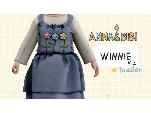 Winnie_V2 | Toddler | Anna&Bibi Sims 4 CC