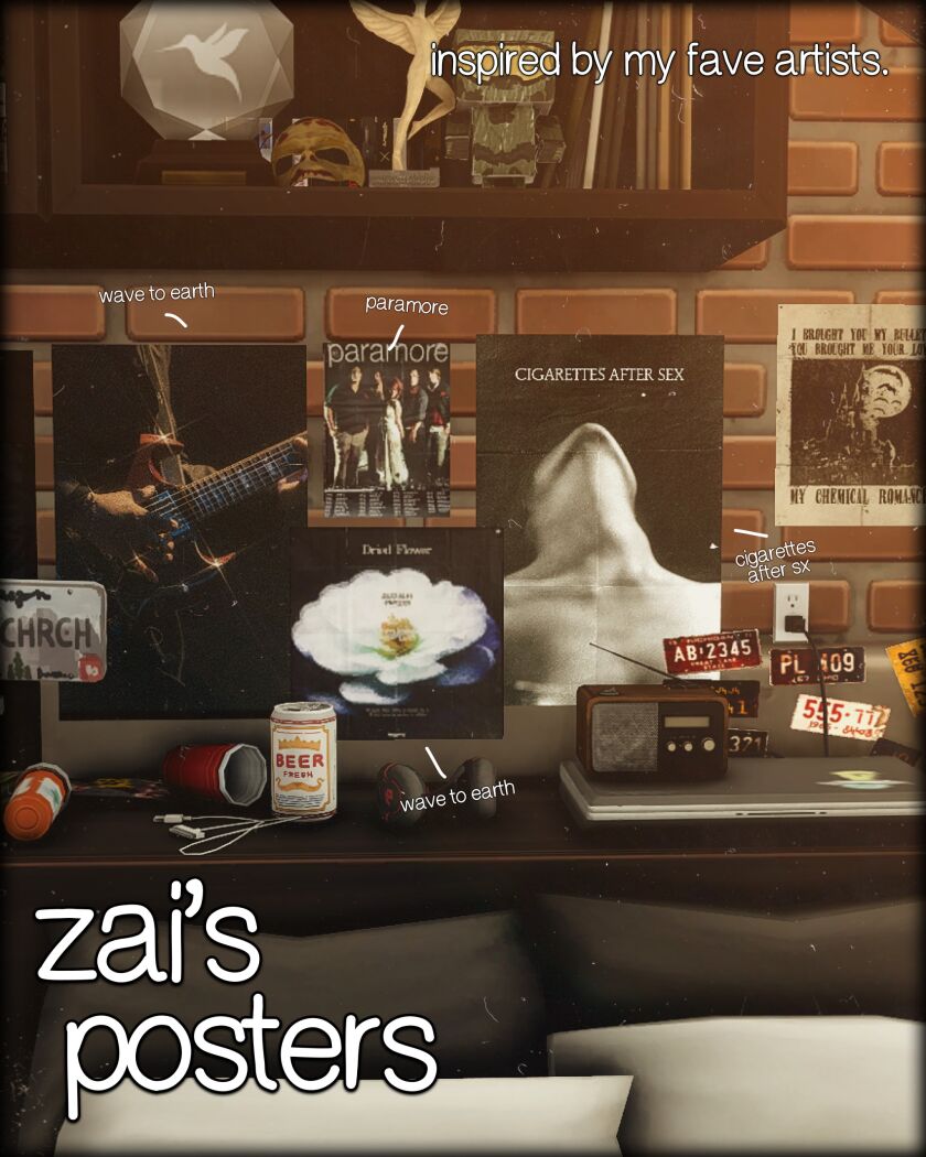 sims 4 cc zais posters a poster set 2